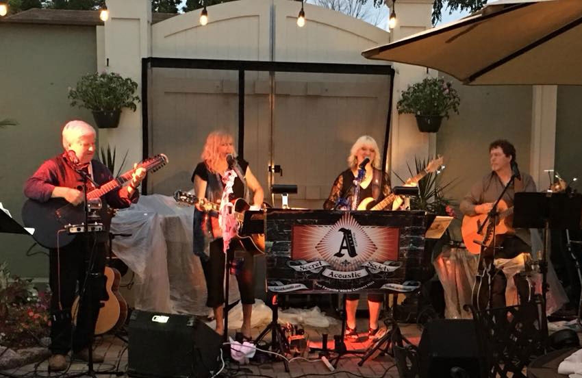 The Secret Acoustic Society at Anvil Club, East Dundee, July 21, 2018.